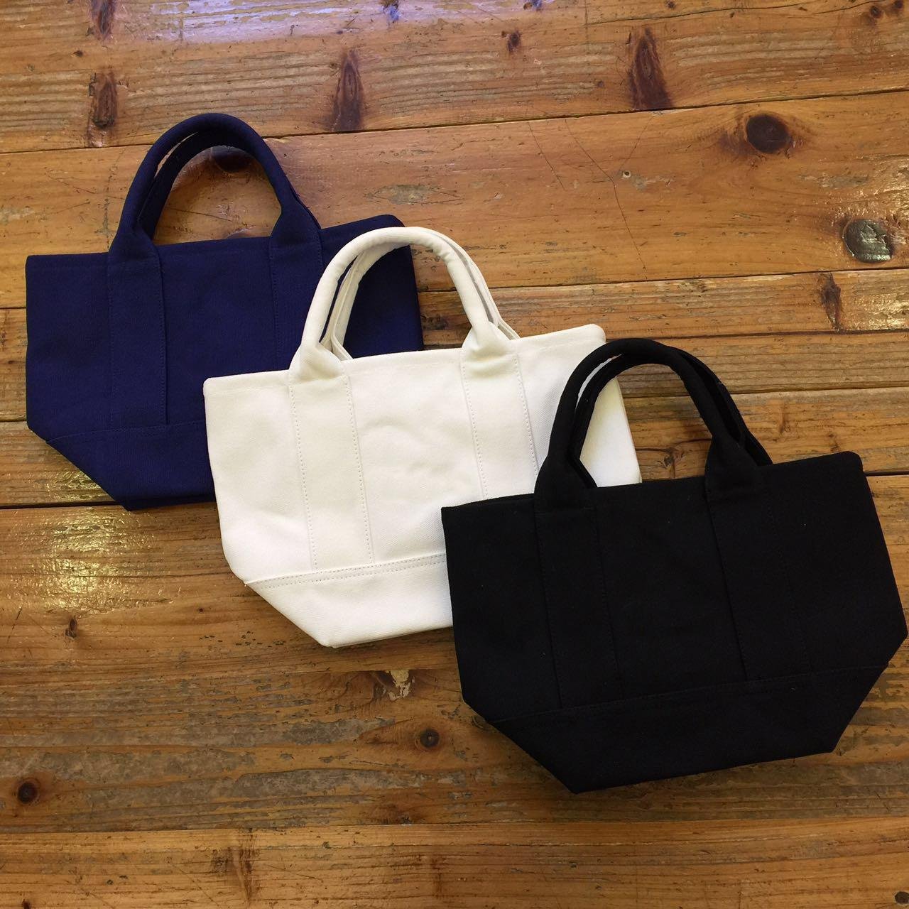 mini canvas tote bags