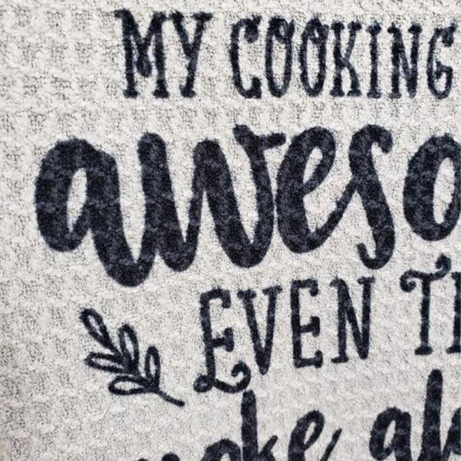 printing tea towel