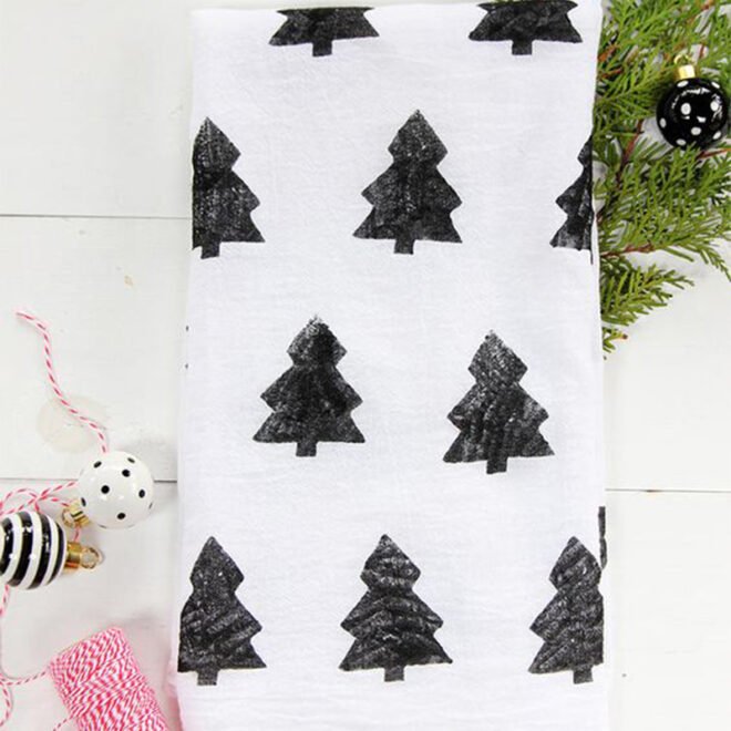 printing tea towel