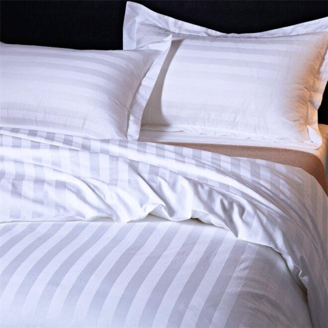 cotton hotel bed sheet