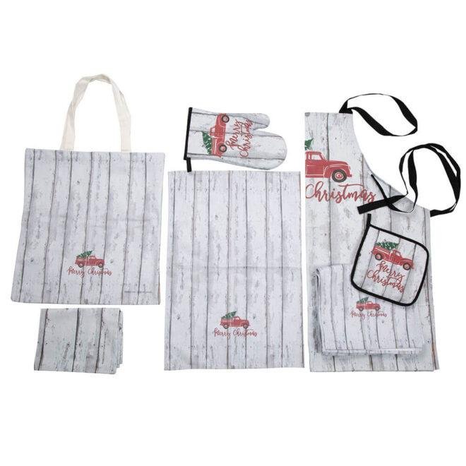 Kitchen oven mitts set