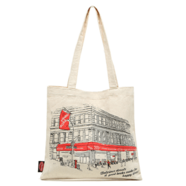 Custom Top Quality Canvas Cotton Tote Shopping Bag Calico Shopper Bags With Logo Printed