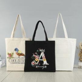 Factory Supply High Quality Cotton Canvas Bags With Printing Custom Design